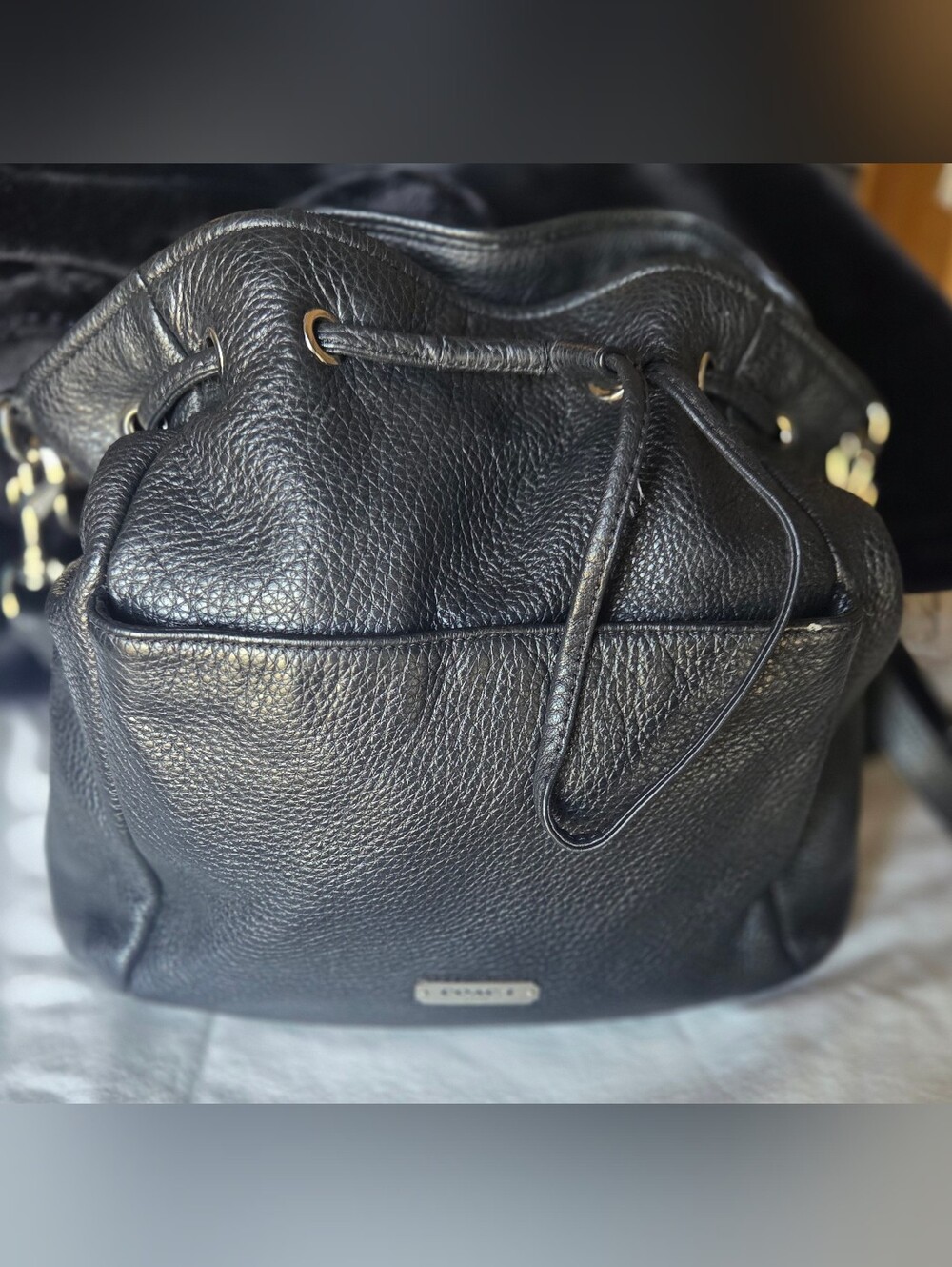 Coach (2013) Pebbled Leather Avery Bucket Bag